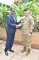 Director Brig Gen Fayisa bids Col Rasmussen goodbye.