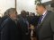 Dr. Bouh (center) discussing with his counterpart Brig. Gen (Ret). Ahmed Hamalda Altajouri (left) along with the NARC-AU Liaison officer (right)