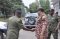 The EASF Force Commander (2nd from right) welcomes the delegation accompanied by the Chief of Staff, EASF Logistics Base