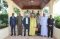 The President of the Union of Comoros (front row, center) poses for a group photograph with the mission leadership 