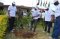 The Guest of Honour plants a tree to commemorate the occasion at the EASF Secretariat in Karen, Nairobi