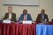 EASF Director Dr. Abdillahi Omar Bouh (middle) officially closing the Integrated Mission Planning Course at the Kenya Commercial Bank Leadership Center in Karen Nairobi on 19th July 2019.