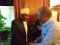 Dr. Bouh félicitant le Président de l’Union des Comores SEM. Azali Assoumani lors d’un diner d’Etat après son investiture à Moroni, Comores, le 26 Mai 2019.