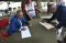 The Head of AU Verification Team (right) and the EASF Director Dr. Bouh (left) sign the verification documents on 7th June 2019.