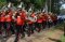 La fanfare militaire était présente lors des célébrations de la Journée Internationale de la Paix