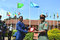 EASF Director Brig Gen Fayisa presents a gift to the head of delegation from the Nigerian National Defence College Maj Gen E.V. Onumajuru on 14th March 2022.