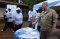 Officials cut the Peace Day Cake