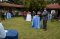 Members of staff follow the welcoming ceremony speeches at the EASF Secretariat in Karen, Nairobi on 19th May 2020. 